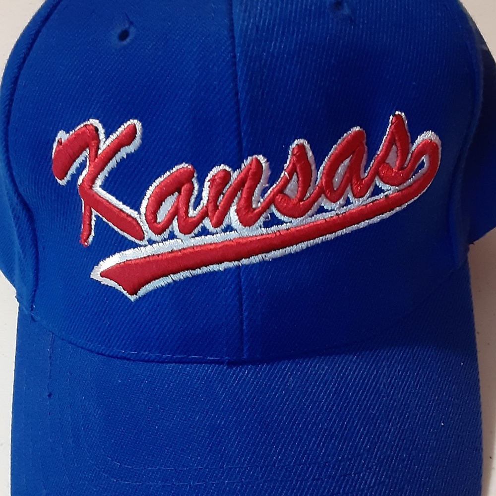 Kansas Embroidered Baseball Hat